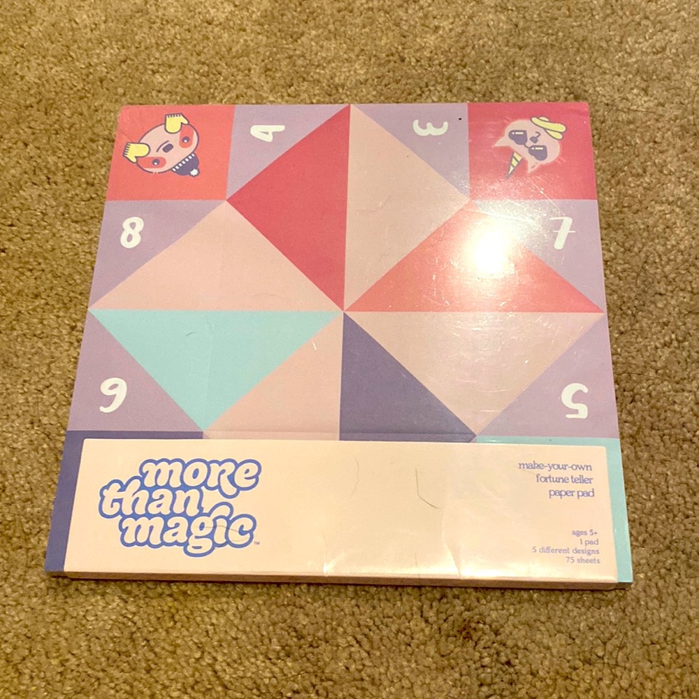 Make-Your-Own Fortune Teller Paper Pad